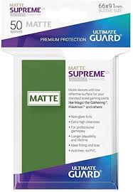 matte supreme 50 sleeves green 008815